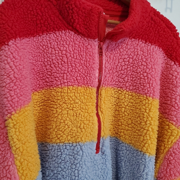 Old Navy 1/4 Sherpa Jacket - Picture 3 of 5